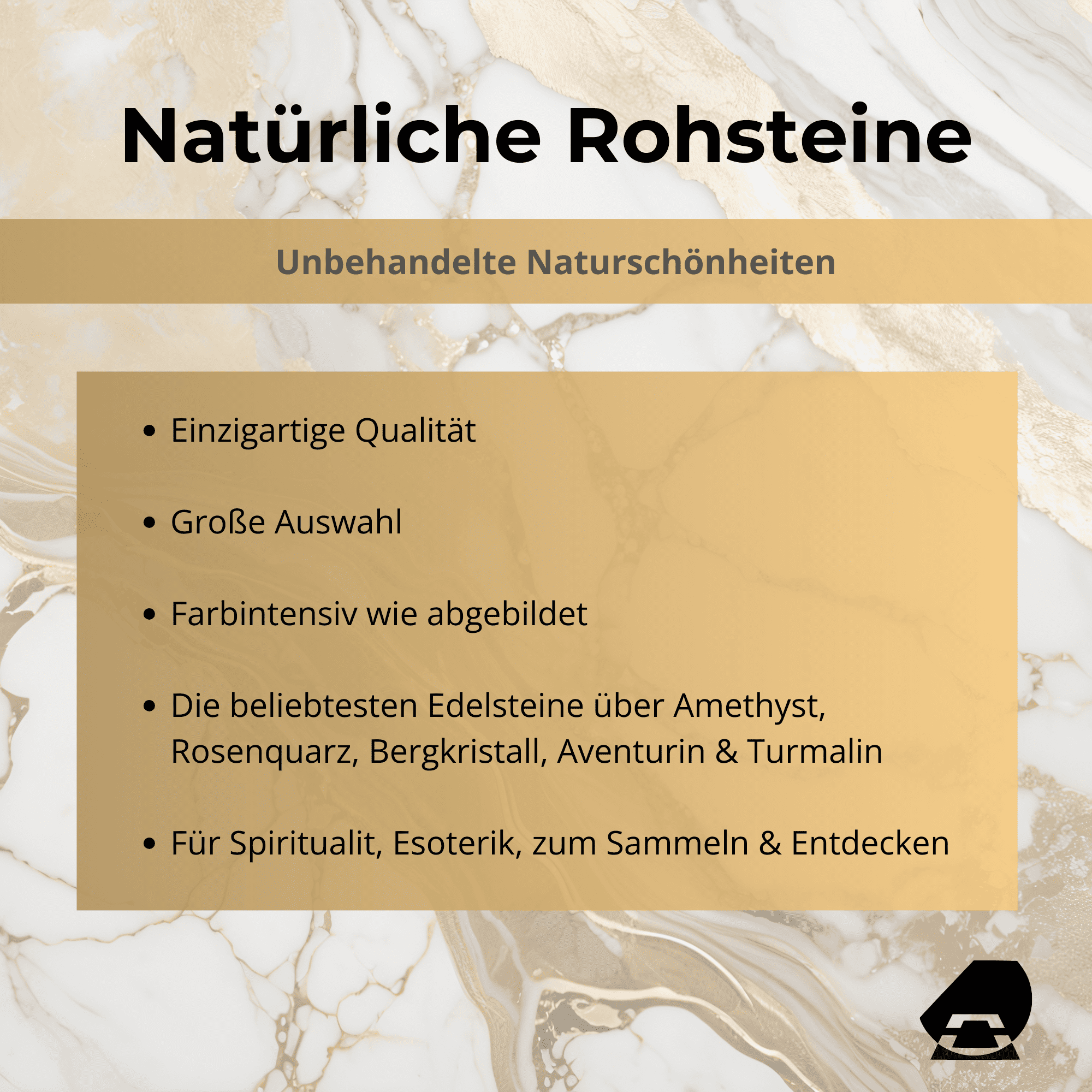Generelle Produktinformationen zum Kauf von Rohsteinen.