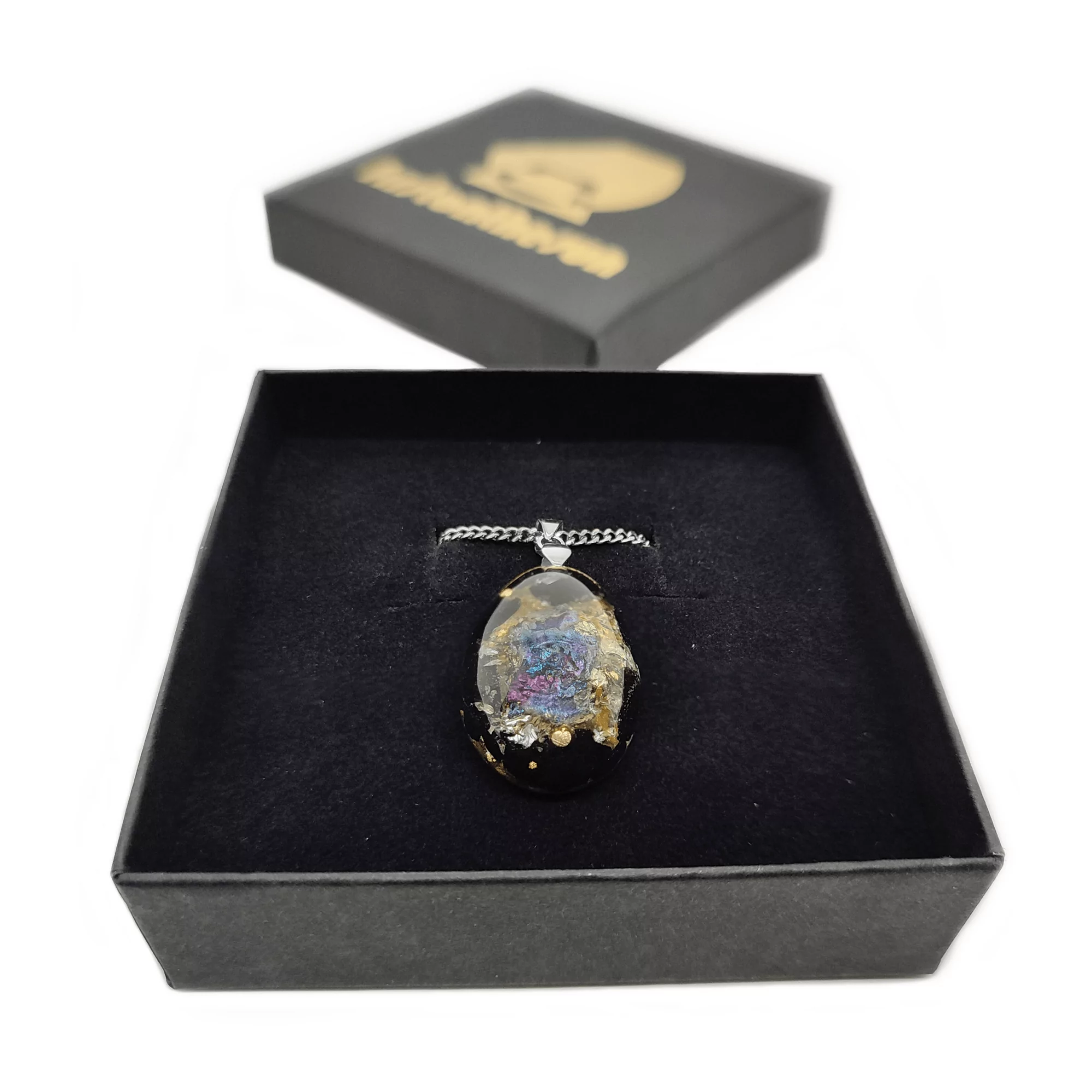 Ursprung Orgonit Anhänger von firstonthesun mit Edelstahl Kette